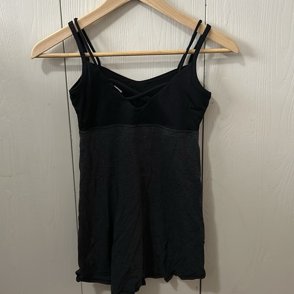 Ivivva Black & Charcoal Empire Waist Tank Top - Picture 5 of 5